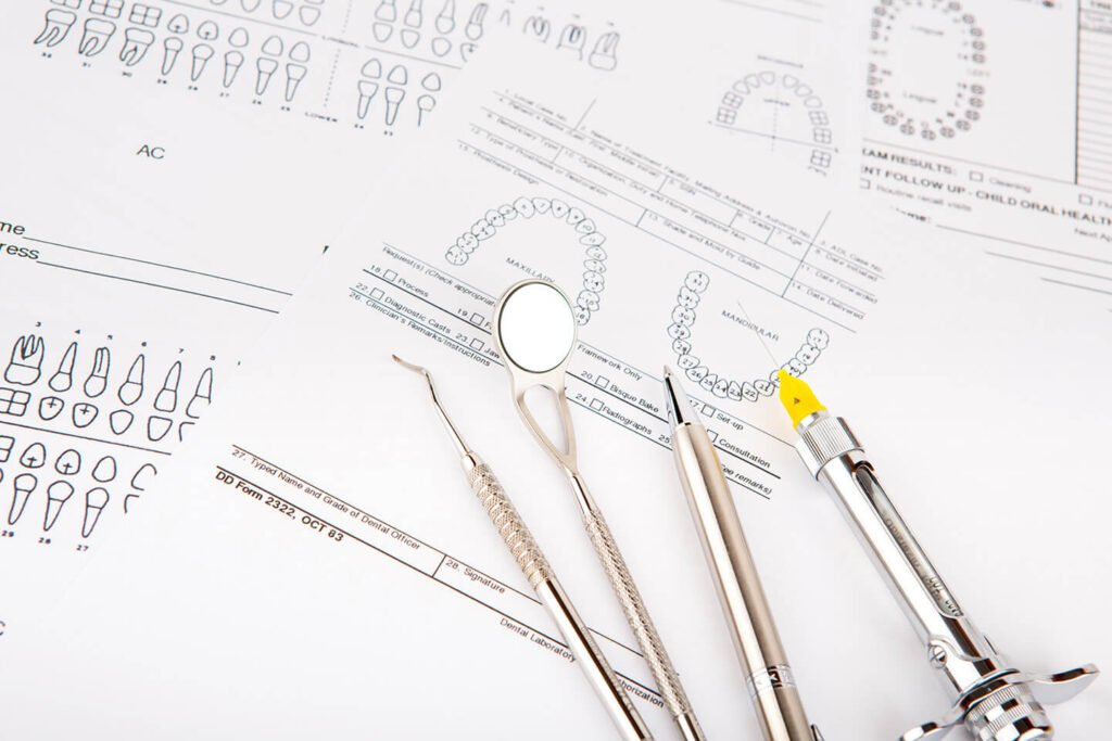 Dental Tools Equipment Dental Chart 拷貝